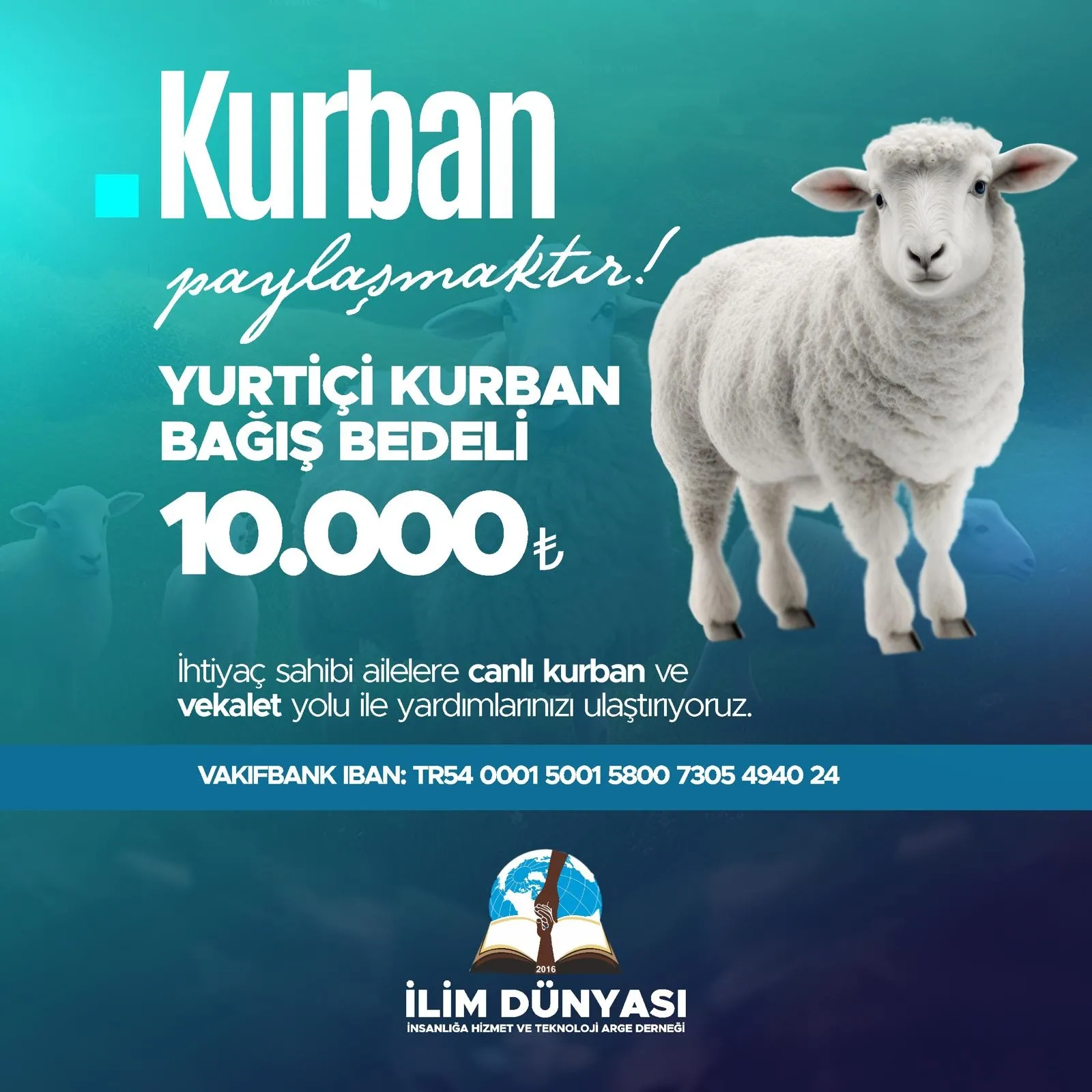 Kurbanını Paylaşın Allah'a Yakınlaşın !